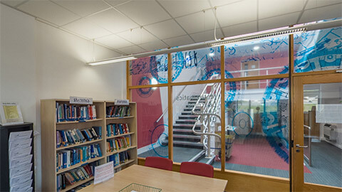 View of the mathematics learning support centre