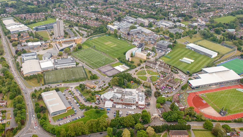 Loughborough University - Aerial Views - May 2019.