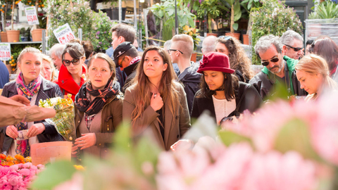 Columbia road flower market