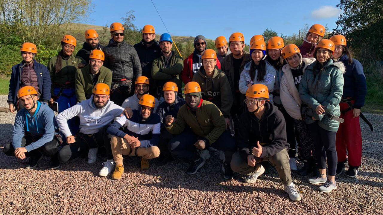 Ionnis with a group of peers on an outing