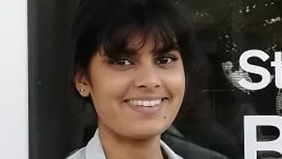 A student, Sarina, who studied at Loughborough University