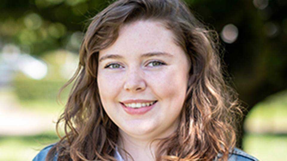 Kate, a student at Loughborough University