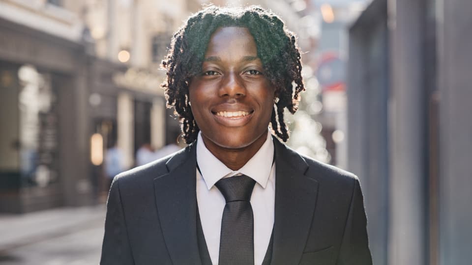 BSc Economics student, Victor Dwumah.