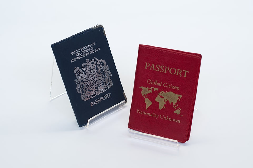 Global and British citizen passport covers - Dr Sophie Cranston
