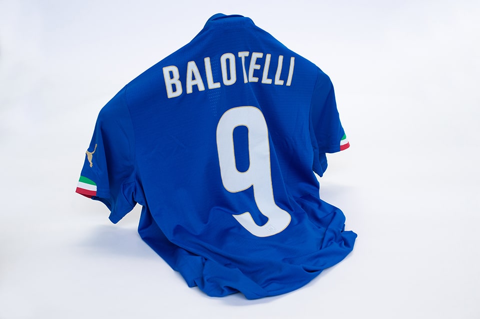 Balotelli Italian football shirt - Dr Marco Antonsich