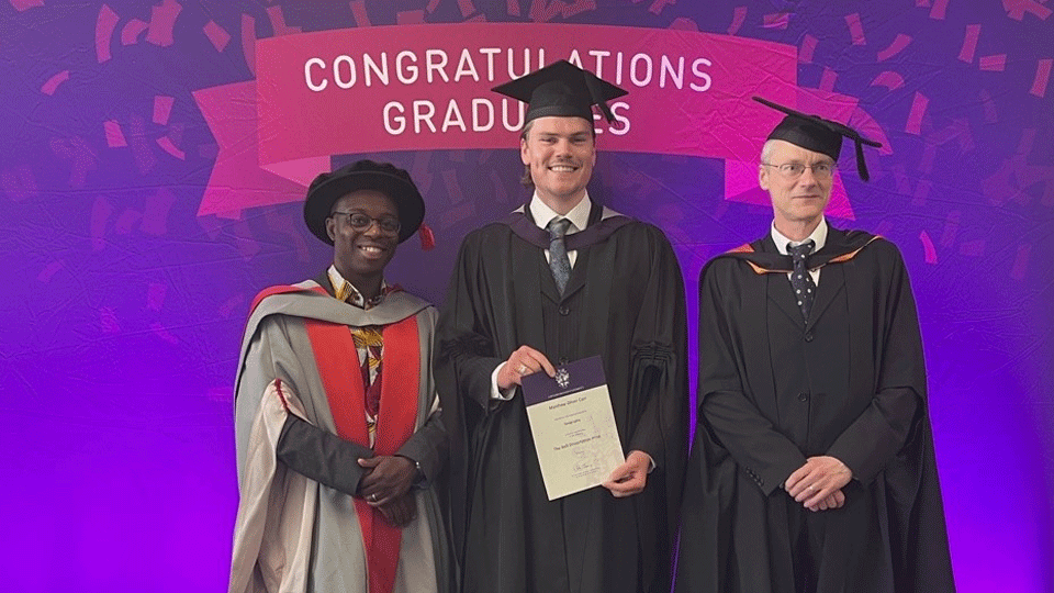 Geography students awarded prizes at Graduation Geography and
