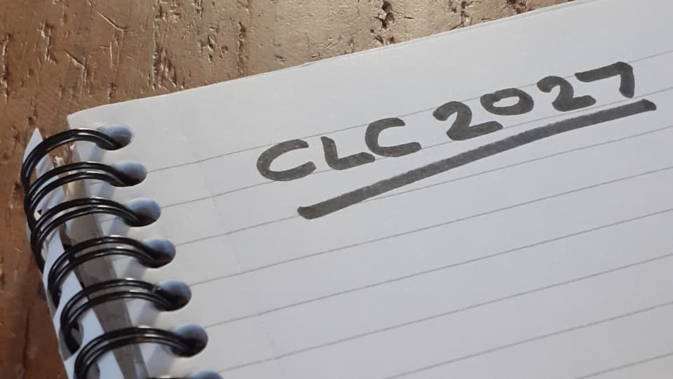 Notepad with CLC2027 written on it