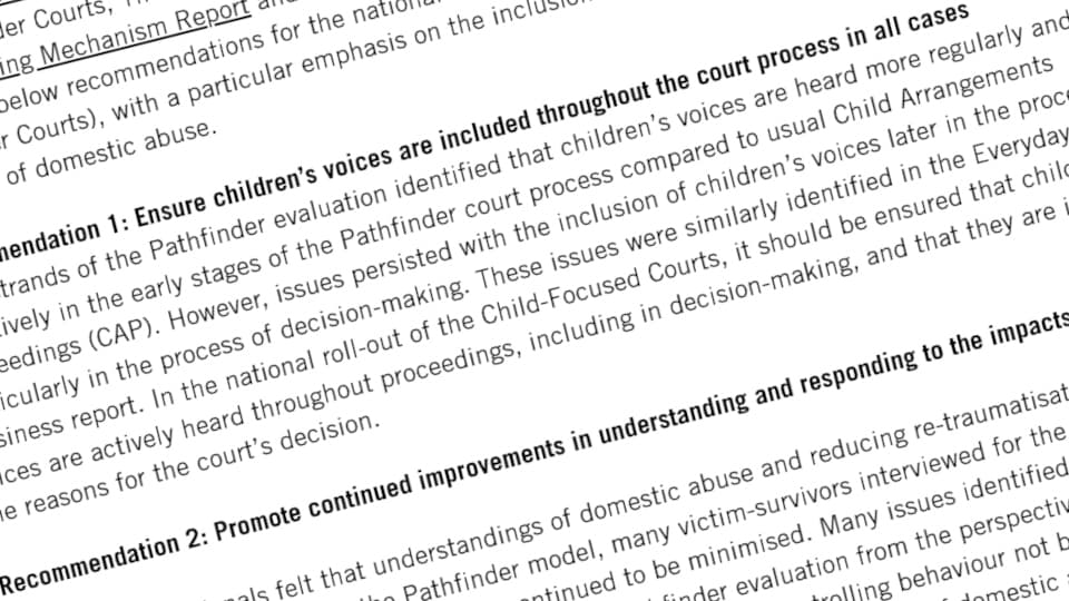 Text of policy recommendations from a report