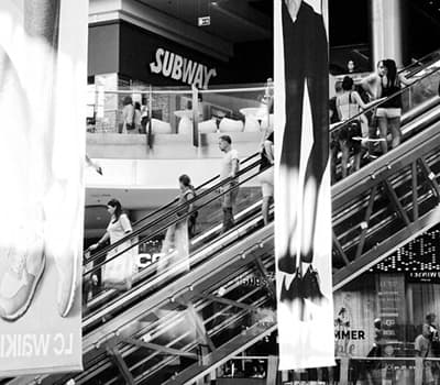 people inside a shopping centre