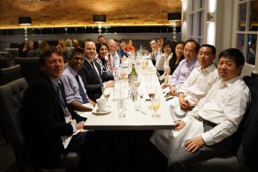 Dinner at Browns Lane with Chris Backhouse and Chinese Academics
