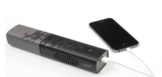 Upp personal energy saving device with mobile phone