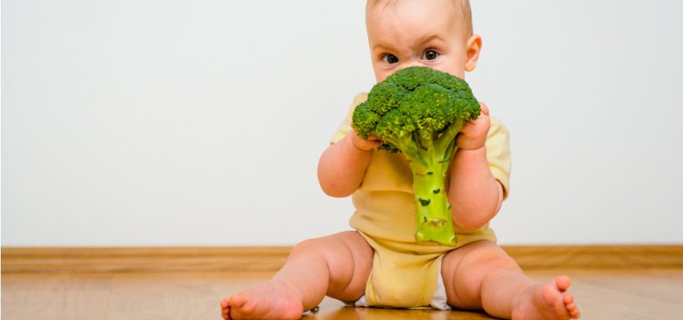 Baby hates broccoli 