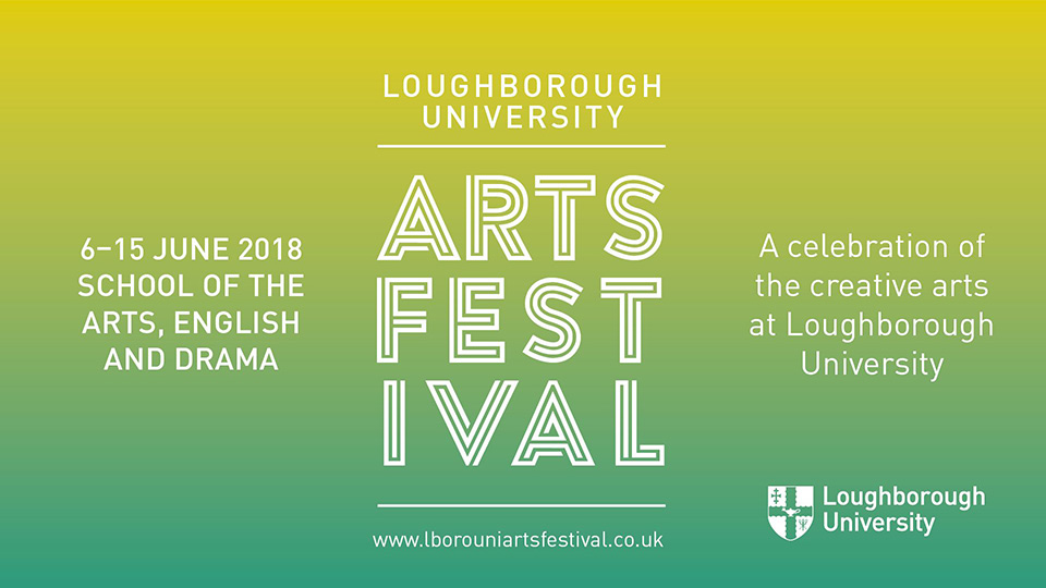 Pictured is the Loughborough University Arts Festival logo. 