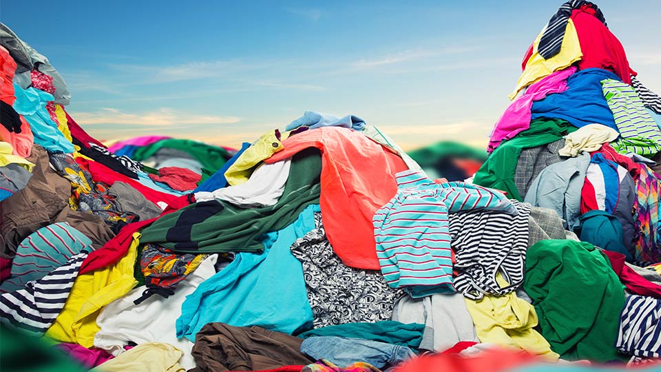 A pile of clothes. 