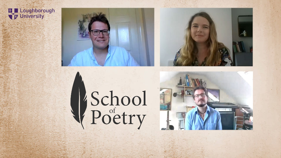 Screenshot from School of Poetry video episode
