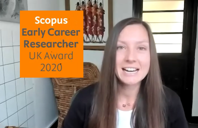 Iwona, the ECR Award winner. 