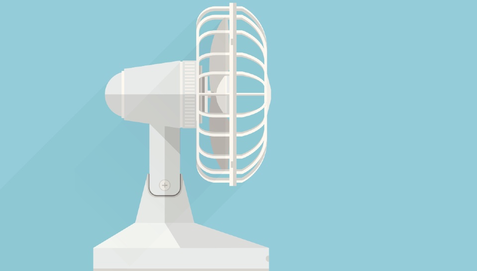 illustration of an electric fan