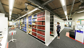 library 1st floor reception