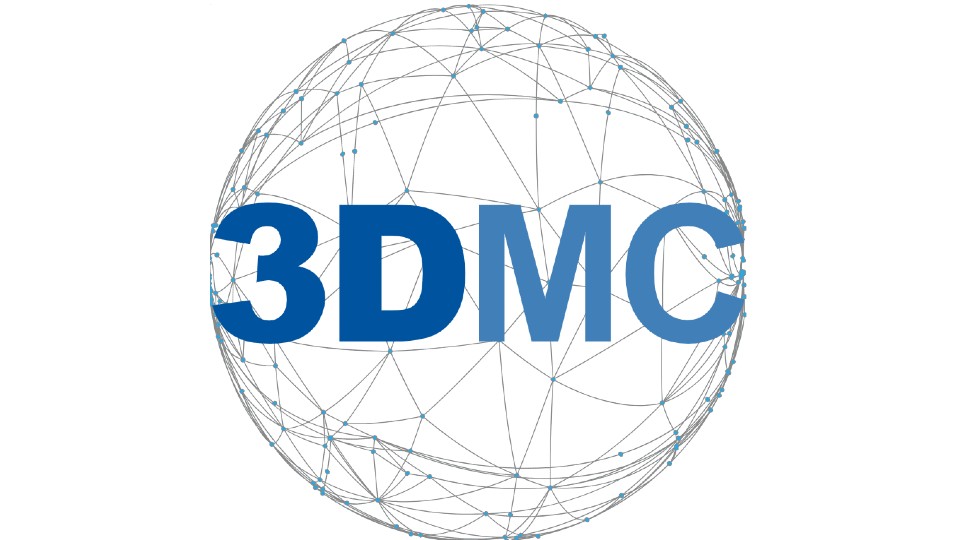 The 3DMC logo on a white background.