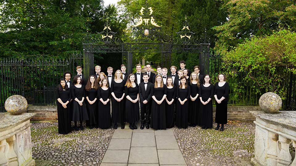 Pictured is the Choir of Clare College, Cambridge. 