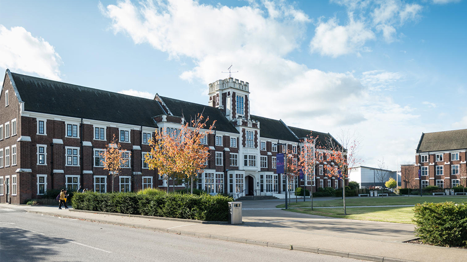 image of the Hazlerigg Building outside