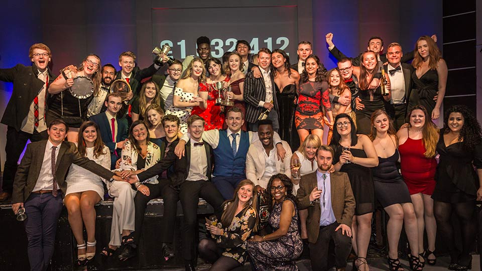 Pictured are students at the Rag awards. 