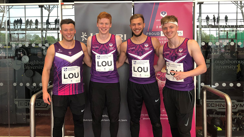 Loughborough 4x100m quartet set record time