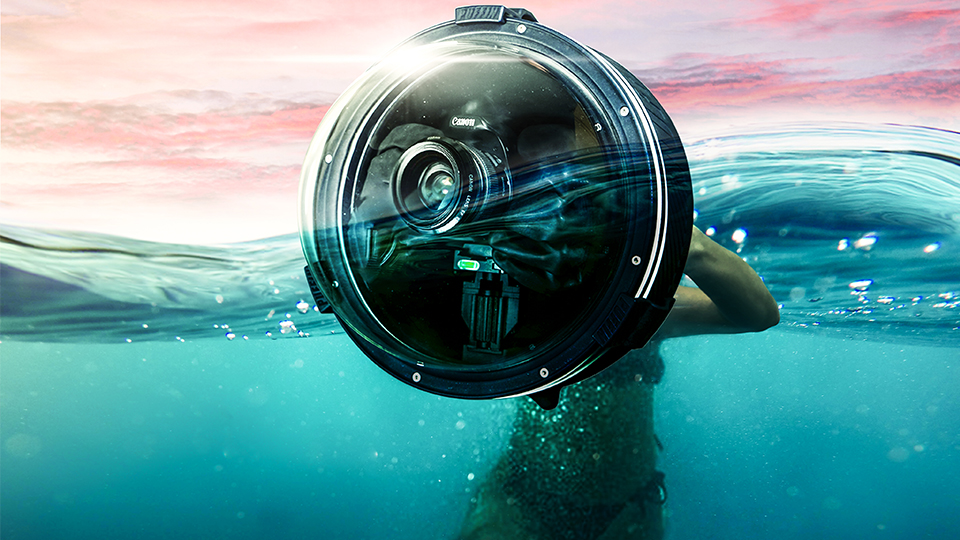 Image of one of the student designs, which can protect a dslr camera underwater 