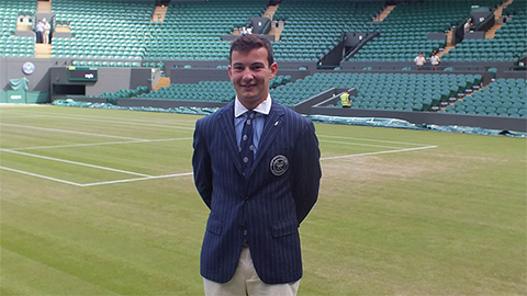 Tom Plowman at Wimbledon