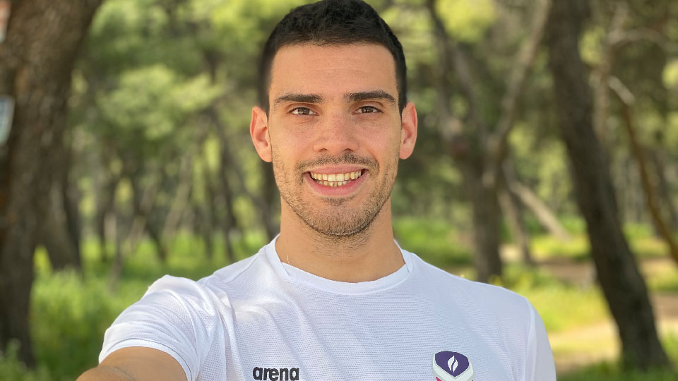 Swimmer Andreas Vazaios is joining Loughborough University alongside fellow Olympian Louise Hansson. 