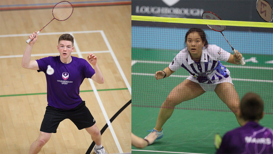 Loughborough pair Max Flynn and Fee Teng produced a stunning performance to take the Mixed Doubles title at the English National Badminton Championships.