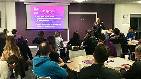 The Women’s Football consultation was held on campus
