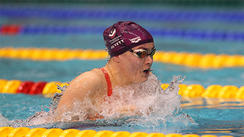 Loughborough alumna Jocelyn Ulyett performed well in Edinburgh. Photo: David Crawford / www.stillsport.com