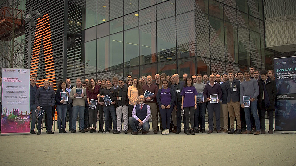 Photo of participants of a previous SPIN programme stood together