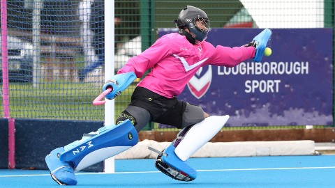 james in action for Loughborough