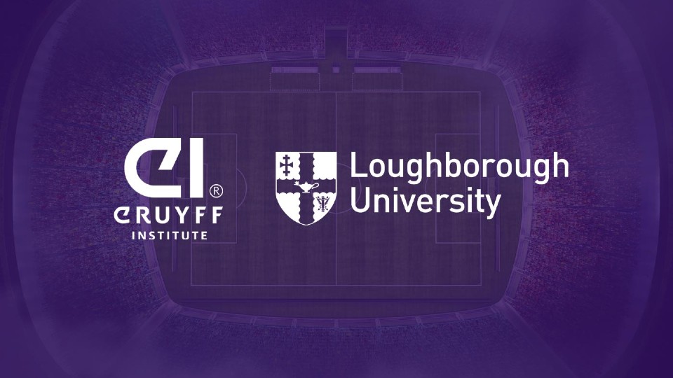 Loughborough University and the Johan Cruyff Institute have agreed a partnership to improve professional standards in the sports industry.
