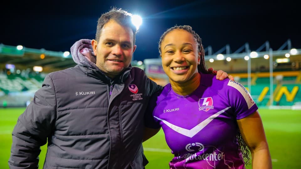 Sadia Kabeya alongside Rhys Edwards