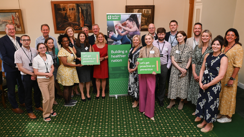 Loughborough University's Dr James King (second left) contributed to the report. 