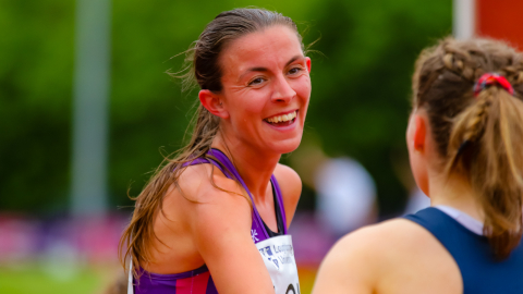 Jessica Warner-Judd, the Loughborough University Doctoral Researcher (Regenerative Medicine), will compete at the World Athletics Championships in Budapest, Hungary. Image provided by Ben Lumley photography. 
