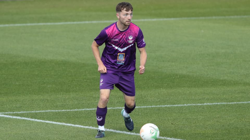 A loughborough student playing football