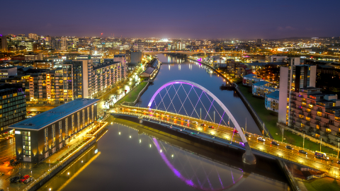 glasgow from above