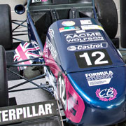 a detail of a Formula Student car