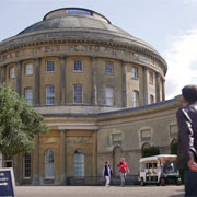 outside a stately home