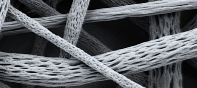 bioactive nanofibres photograph