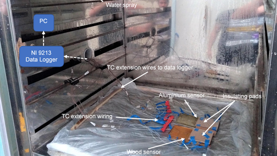 Development of structure integrated planar heating element using fibre-reinforced composite materials