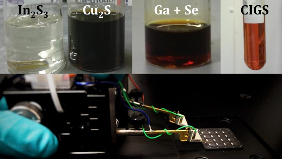 Solution-grown thin film solar cells - CREST