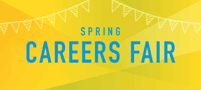 Spring Careers Fair banner