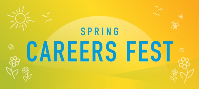 Spring Careers Fest banner