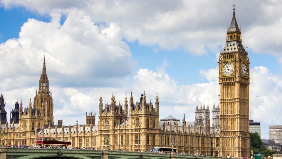 Big Ben in Westminster, London