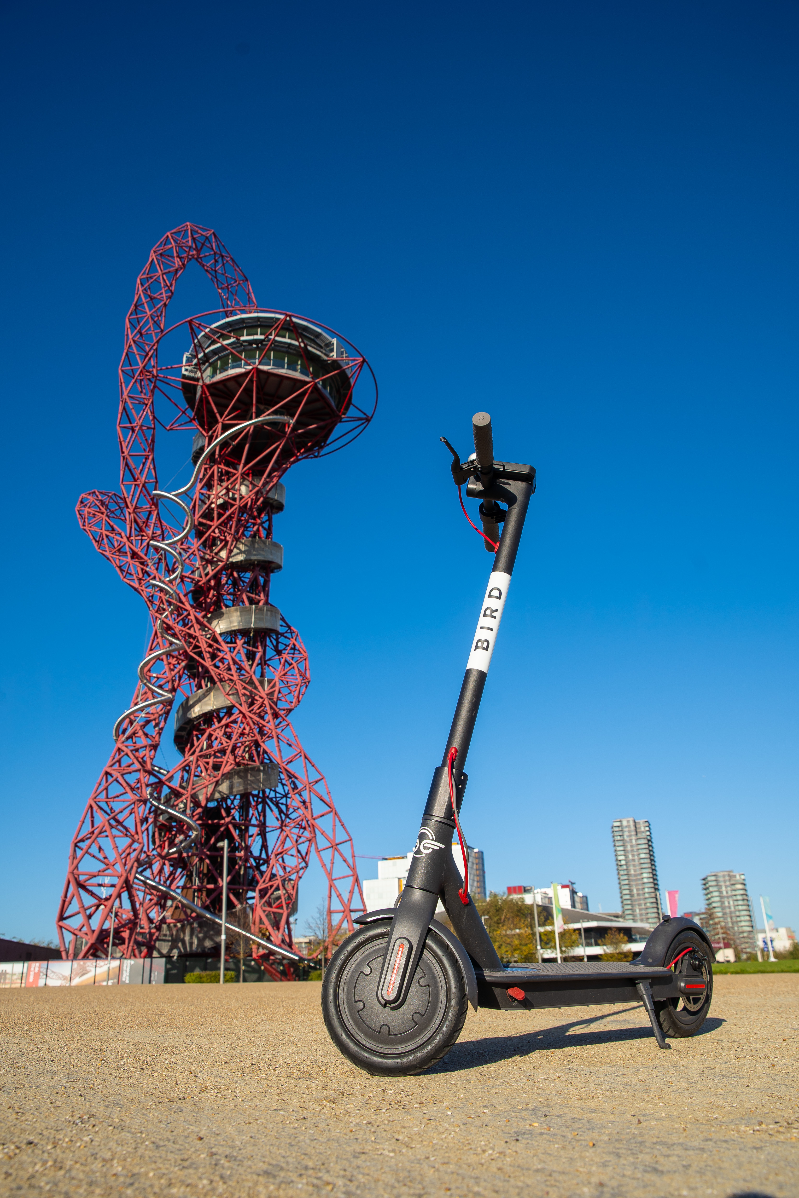 Photo of Bird e-scooter at Queen Elizabeth Olympic park